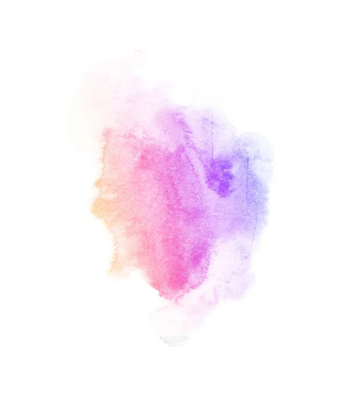 Helles ombre Aquarell Hintergrund. Handzeichnung Illustration Aquarell, farbig wie Violett, Blau, Azurblau, Magenta, Rosa, Violett, Türkis, Rose, — Stockfoto