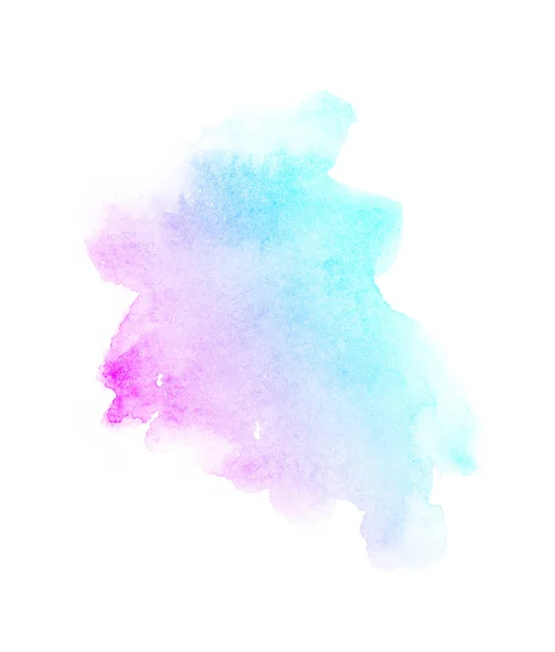 Bright ombre watercolor backgound. Hand draw illustration water colour , colored like violet,blue, azure, magenta, pink, purple, turquoise, rose, — Stock Photo, Image