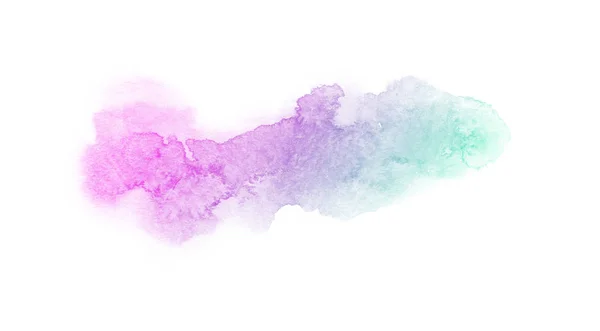 Bright ombre watercolor backgound. Desenho à mão ilustração cor da água, colorido como violeta, azul, azul, magenta, rosa, roxo, turquesa, rosa , — Fotografia de Stock