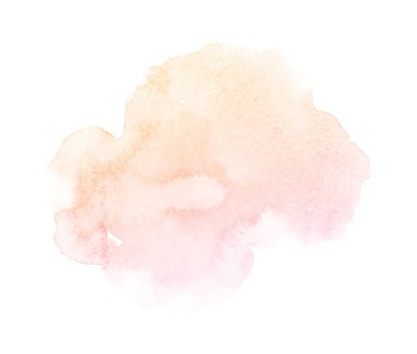 Parlak ombre suluboya backgound. El çizmek illüstrasyon su rengi, sarı gibi renkli, turuncu, şeftali, pembe, macenta, kırmızı, soluk