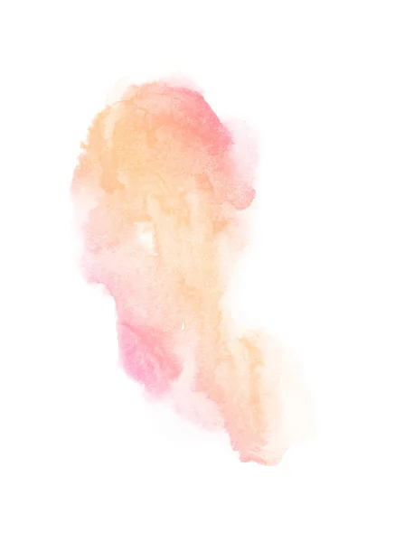 Bright Ombre akvarell backgound. Hand Rita illustration vattenfärg, färgad som gul, orange, persika, rosa, magenta, röd, blek — Stockfoto