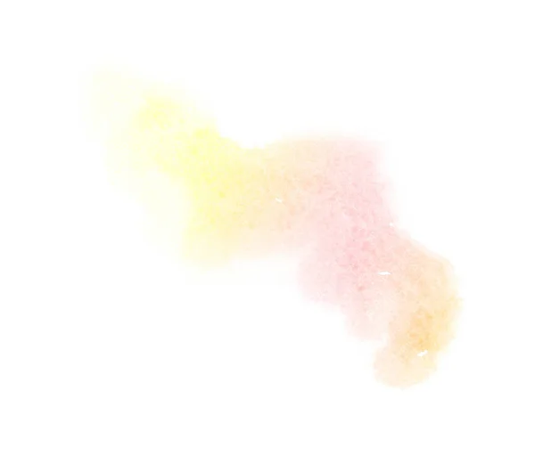 밝은 옴브레 수채화 백골. 손으로 그리기 일러스트 물 색깔, 노란색, 주황색, 복숭아, 분홍색, 마젠타, 빨강, 창백한 같이 착색 — 스톡 사진