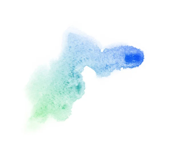 Ombre salpicadura fondo acuarela con lugar para el texto, coloreado como azul, verde, cal, azul, cobalto, verde, esmeralda, turquesa — Foto de Stock
