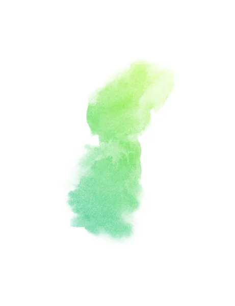 Ombre splash sfondo acquerello con posto per il testo, colorato come blu, verde, lime, azzurro, cobalto, verde, smeraldo, turchese — Foto Stock