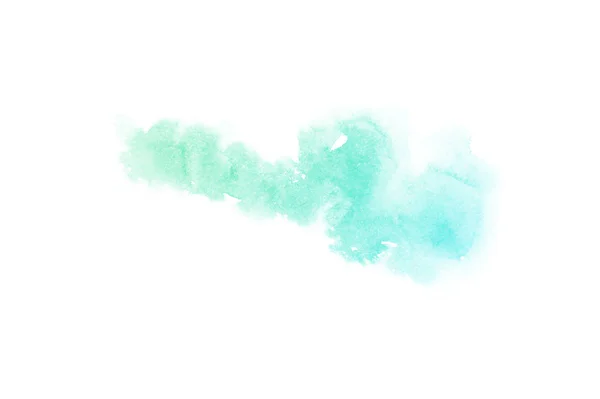 Ombre Splash akvarell háttér helyett a szöveg, színes, mint a kék, zöld, mész, azúrkék, kobalt, zöld, smaragd, türkiz — Stock Fotó