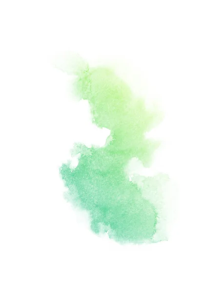 Spectrum akvarell Splash kézzel felhívni illusztráció. színes, mint a kék, turquiose, zöld, mész, smaragd, Azúr, kobalt — Stock Fotó