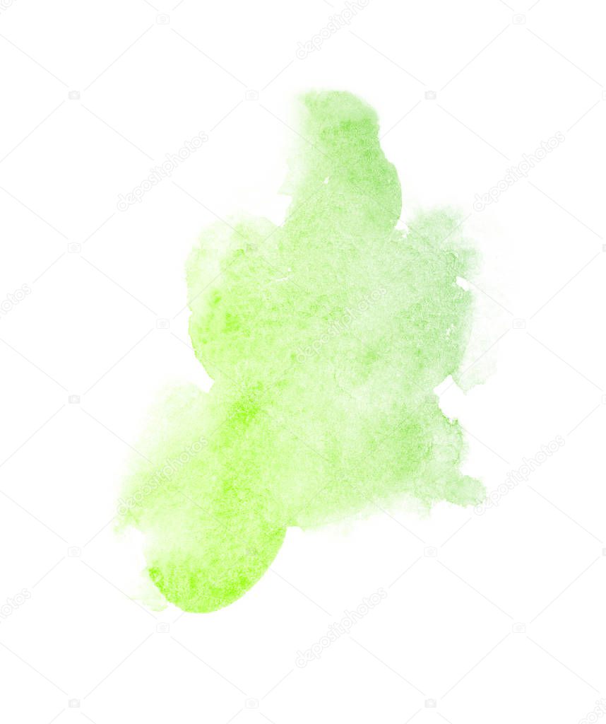 Ombre splash watercolor background with place for text