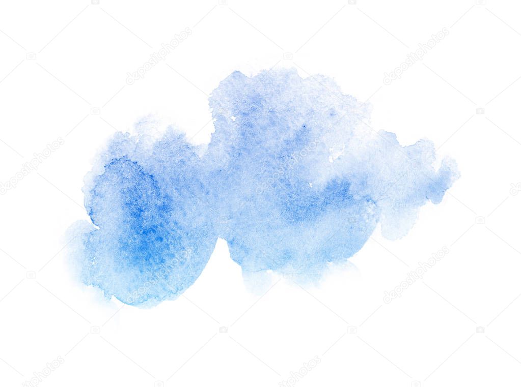 Ombre splash watercolor background with place for text