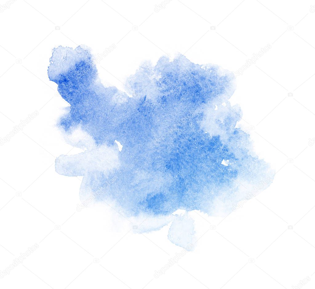 Spectrum watercolor splash hand draw illustration.