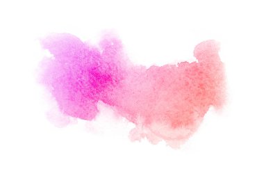 Parlak ombre suluboya backgound. El çizim illüstrasyon su rengi, pembe gibi renkli, şeftali, kırmızı, mor, mor, bordo, macenta