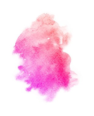 Parlak ombre suluboya backgound. El çizim illüstrasyon su rengi, pembe gibi renkli, şeftali, kırmızı, mor, mor, bordo, macenta