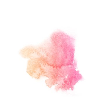 Parlak ombre suluboya backgound. El çizmek illüstrasyon su rengi, sarı gibi renkli, turuncu, şeftali, pembe, macenta, kırmızı, soluk