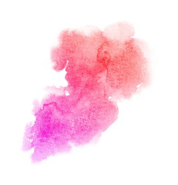 Parlak ombre suluboya backgound. El çizim illüstrasyon su rengi, pembe gibi renkli, şeftali, kırmızı, mor, mor, bordo, macenta