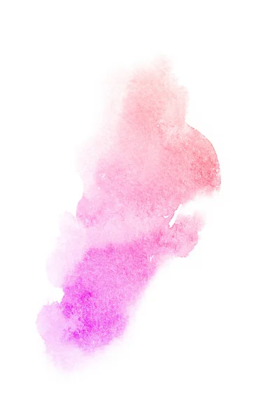 明亮的欧姆布雷水彩背。手绘插图水色，颜色像粉红色，桃色，红色，紫色，紫，酒红色，品红色 — 图库照片
