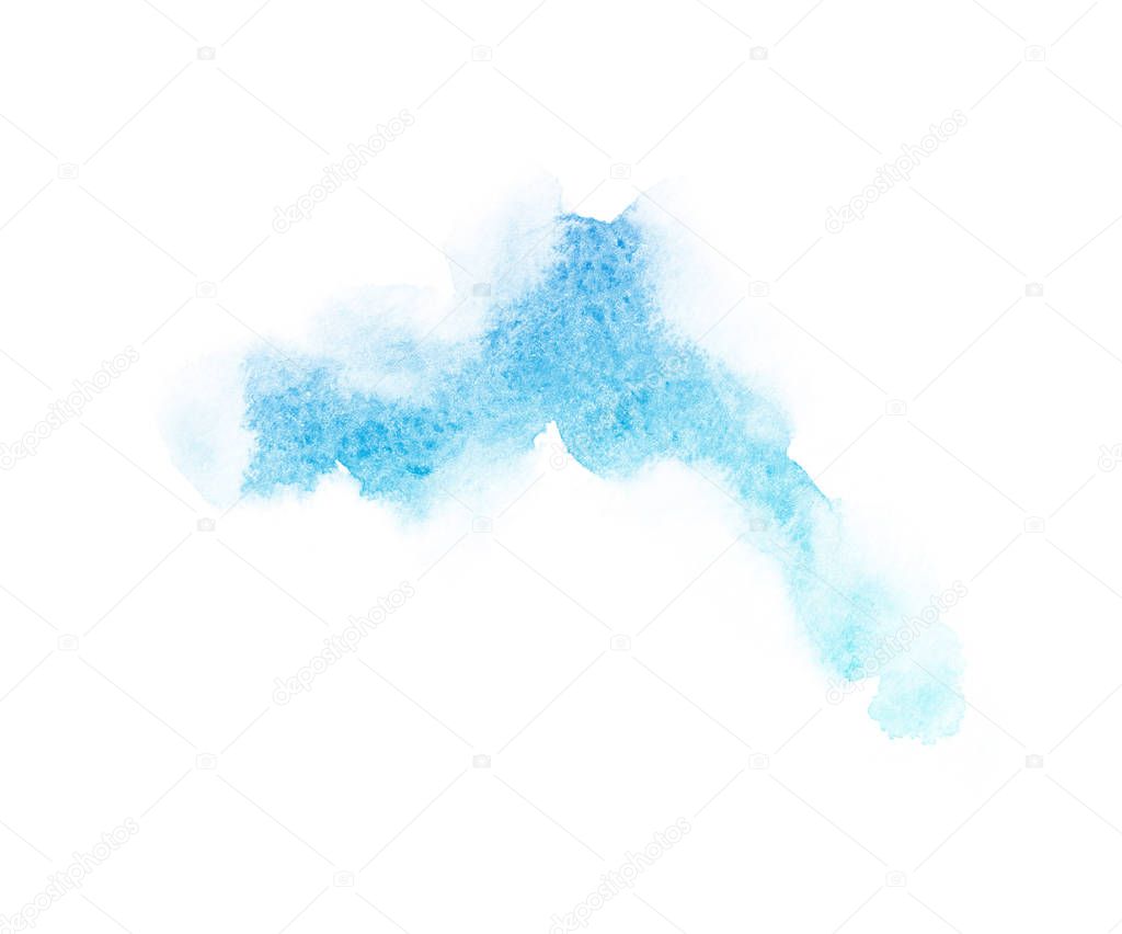Spectrum watercolor splash hand draw illustration.
