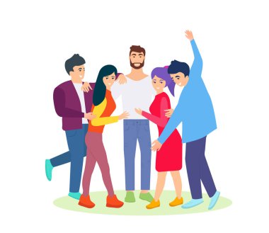 Dostluk gün illüstrasyon.