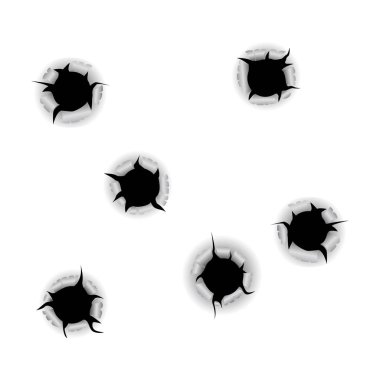 Yalıtılmış kurşun delikleri