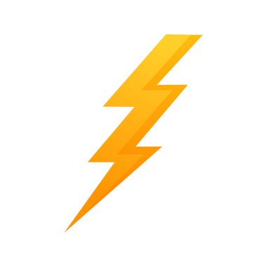 Gök gürültüsü flaş vektör illüstrasyon.