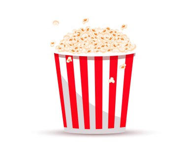 Büyük porsiyon patlamış mısır.