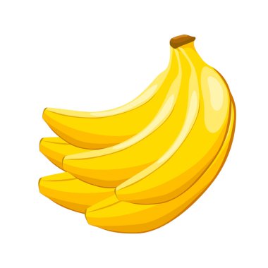 Muz vektör illüstrasyonu.