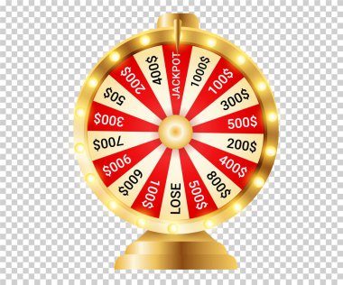 Gerçekçi servet çarkı.