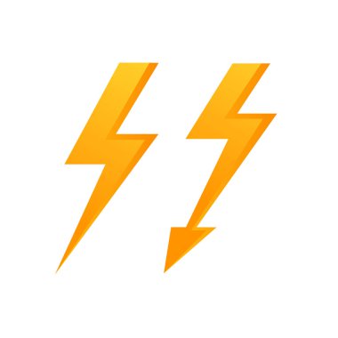 Aydınlatma Flash Simgesi yalıtılmış.