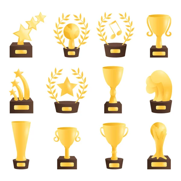 Kazananlar Altın Kupası. — Stok Vektör