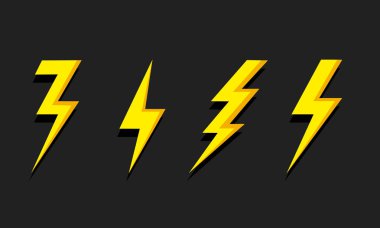 Aydınlatma Flash Simgesi yalıtılmış.