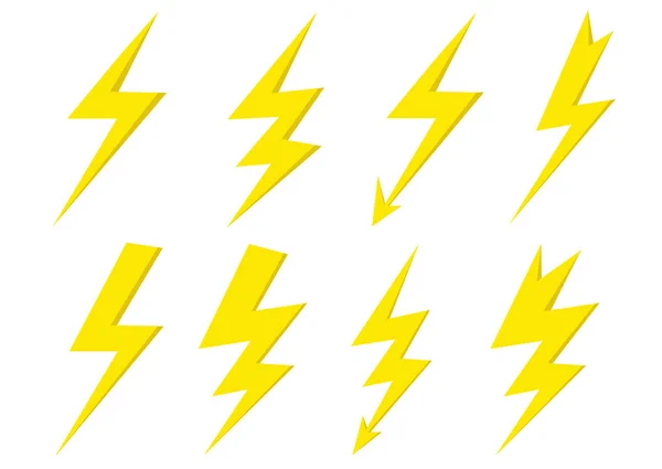 Thunder Bolt Iluminação Flash . —  Vetores de Stock