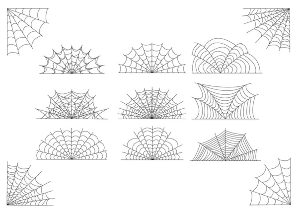 Ilustração do vetor de teia de aranha. — Vetor de Stock