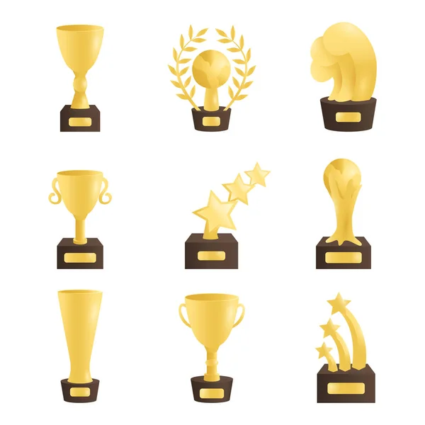 Kazananlar Altın Kupası. — Stok Vektör