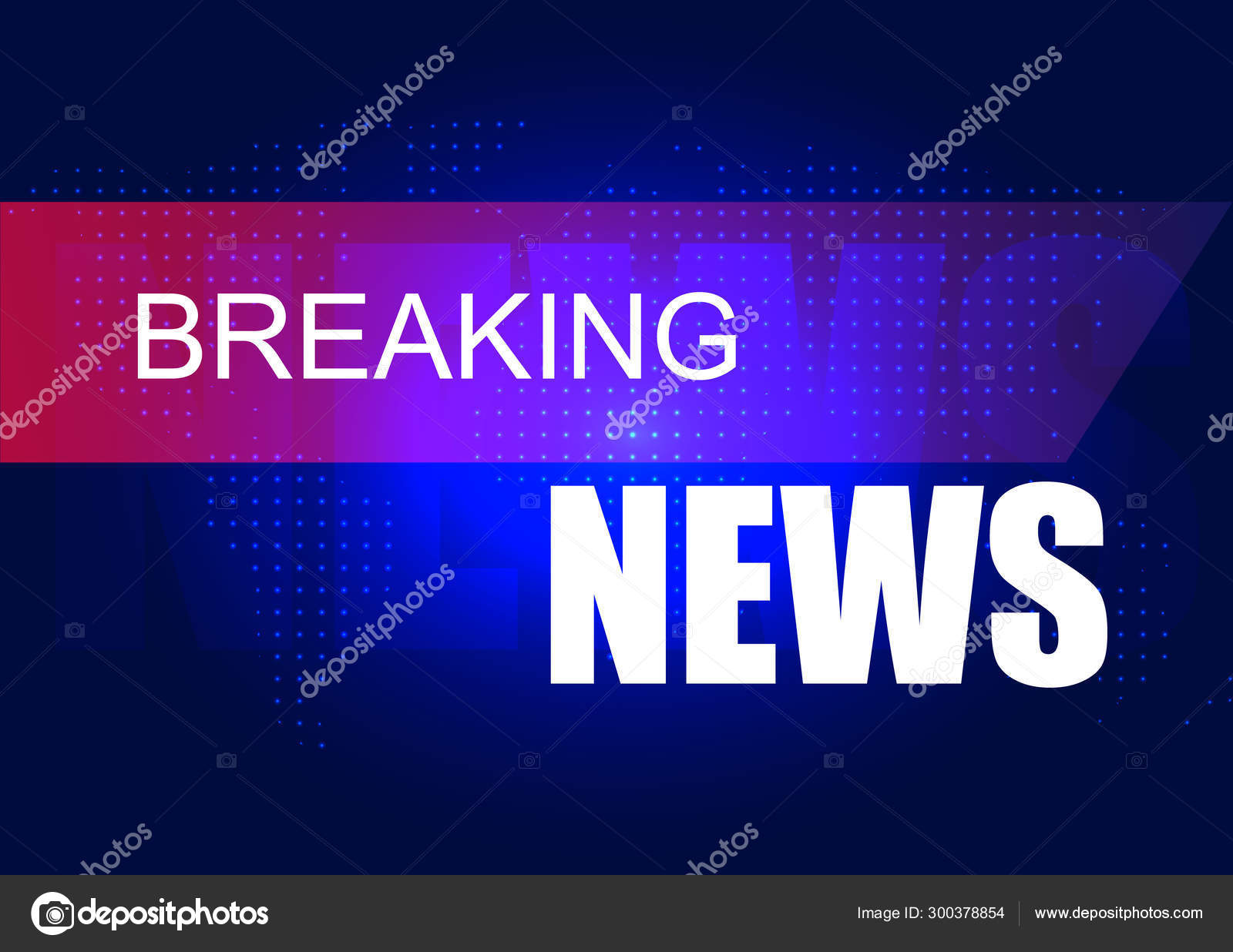 Breaking news background. Stock Vector Image by ©KingVector #300378854