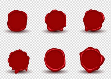 Kırmızı balmumu Seal koleksiyonu