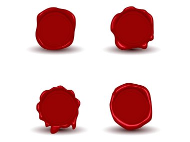 Kırmızı balmumu Seal koleksiyonu