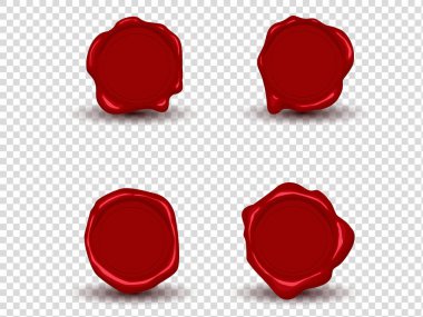 Kırmızı balmumu Seal koleksiyonu