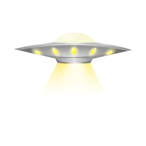 UFO flygande rymdskepp. — Stock vektor