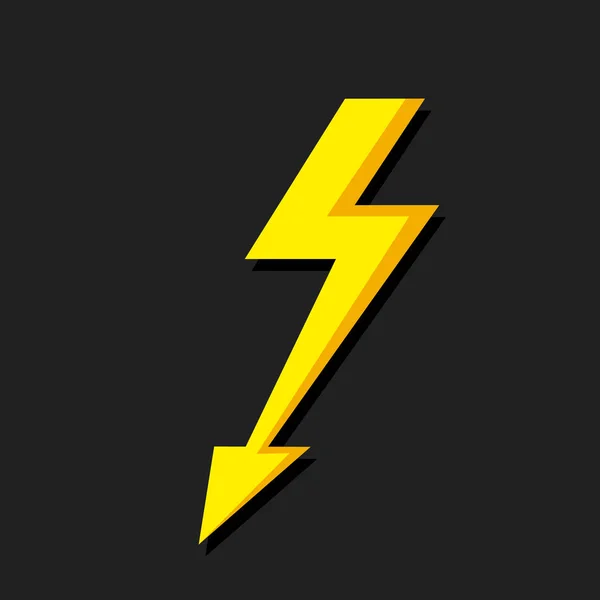 Iluminação Flash Icon isolado . —  Vetores de Stock