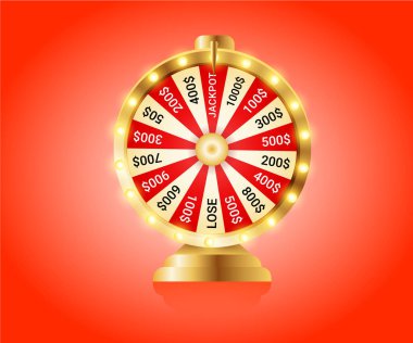 Gerçekçi servet çarkı.