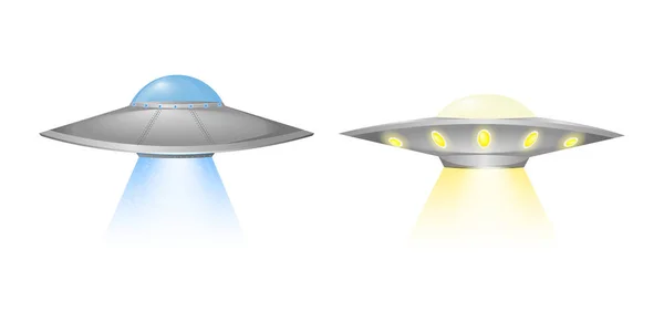 UFO flygande rymdskepp. — Stock vektor