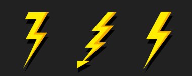 Aydınlatma Flash Simgesi yalıtılmış.