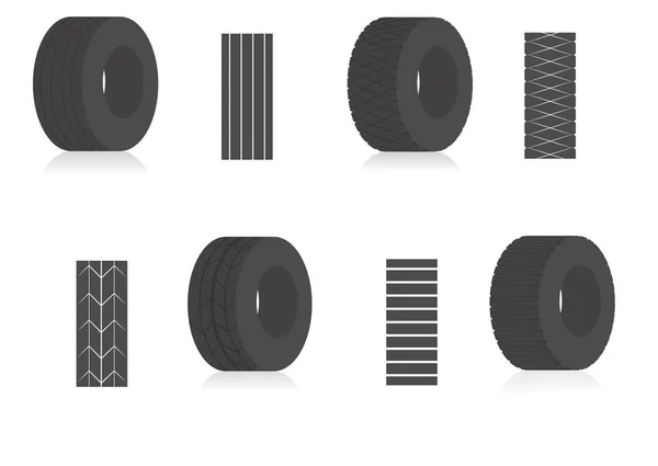 Цвет иконки колес автомобиля можно редактировать — стоковый вектор