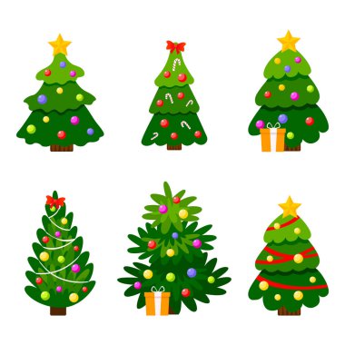 Farklı Noel ağacı seti