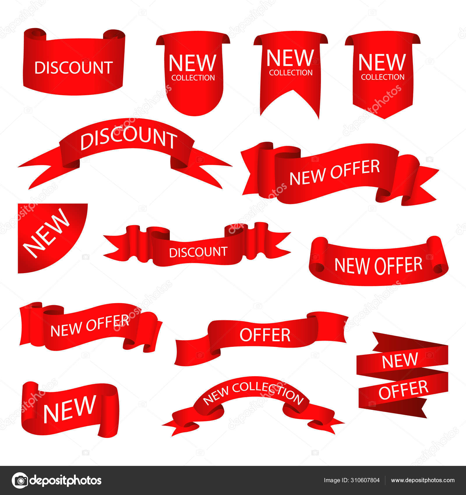 Set Of Tags With Text Stock Vector By KingVector 310607804 set-of-tags-with-text-stock-vector-by-kingvector-310607804