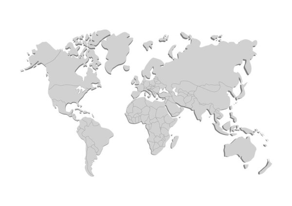 Вектор карты мира
