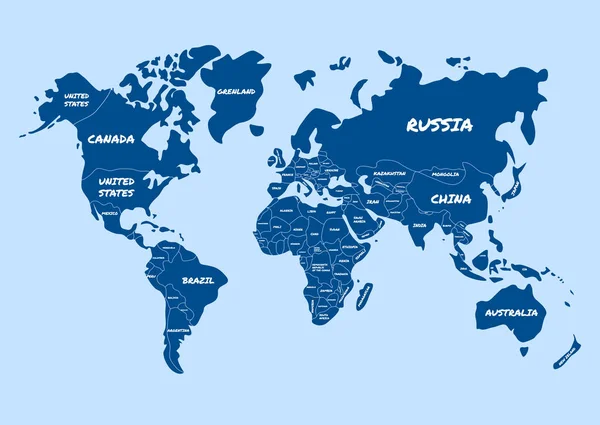 Dünya harita vektör