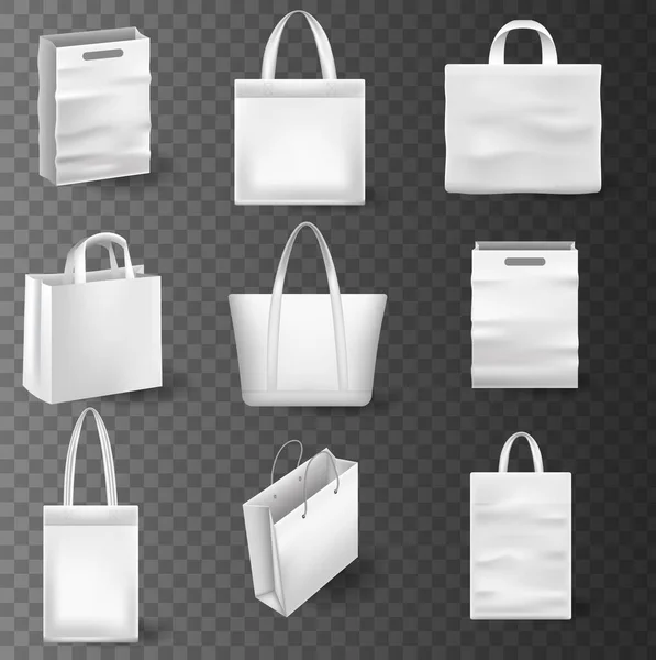 Shoppingbag mockup — Stockvector