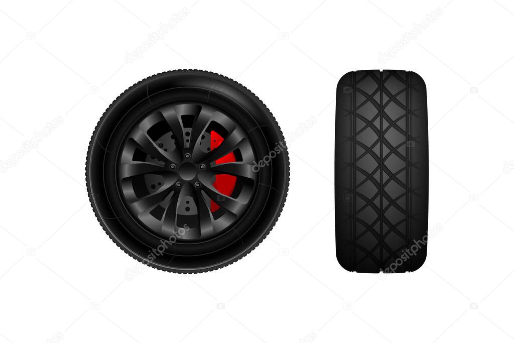 Car wheel collection