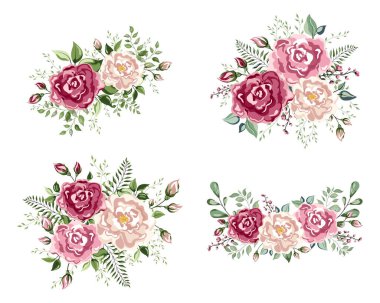 Çiçek buketi koleksiyonu