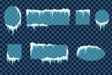 Kar ve buzla çerçeveler