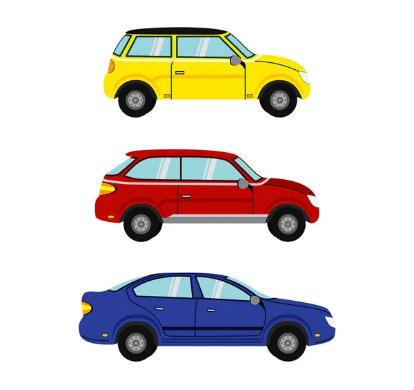 Plantilla vector coche — Vector de stock